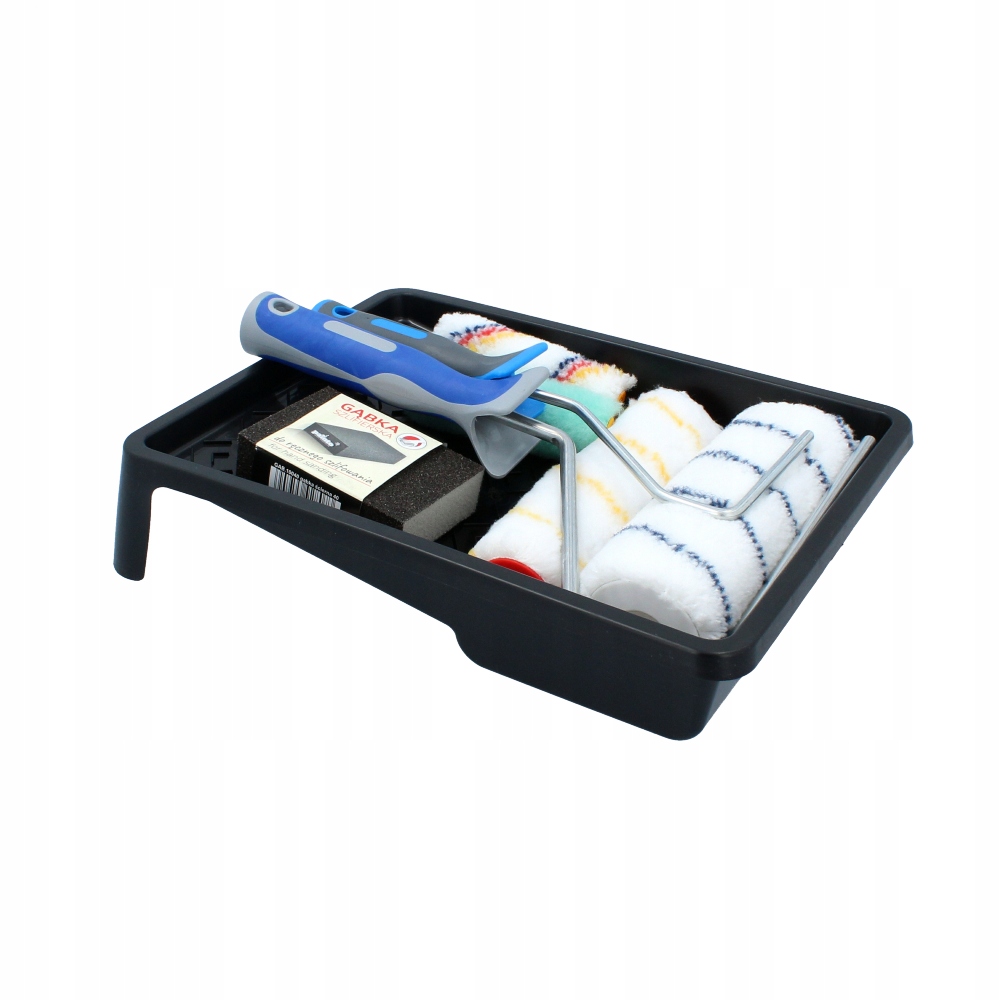 

Komplet malarski Hobby pędzel wałki uchwyt mocne