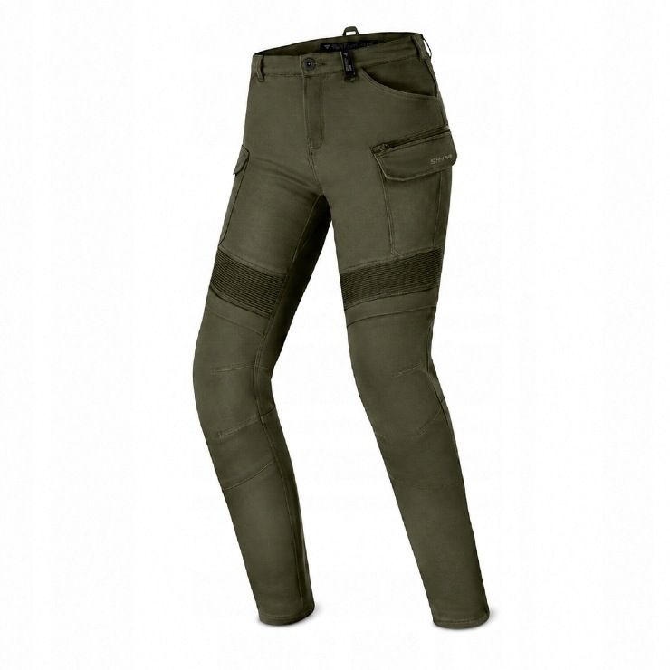 Džíny Shima Giro 3.0 Lady Khaki Dámské Motocyklové Kalhoty 26, 30