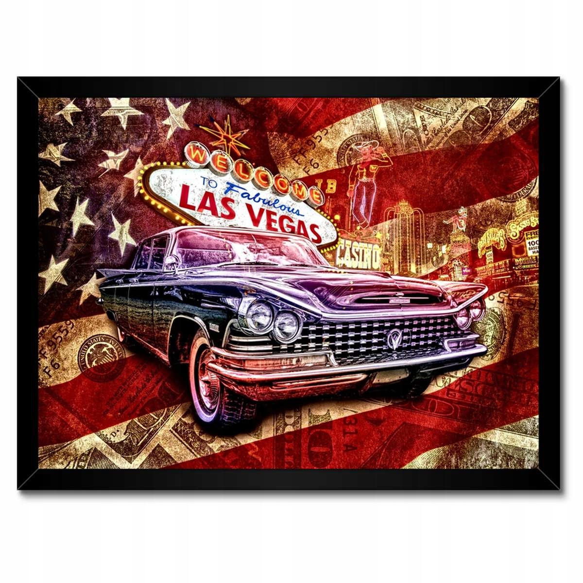 Plakáty v rámu 40x30 Welcome to Fabulous Las Vegas