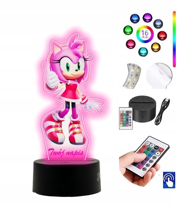 Lampka Na Biurko UV Sonic Amy Rose LED PLEXIDO