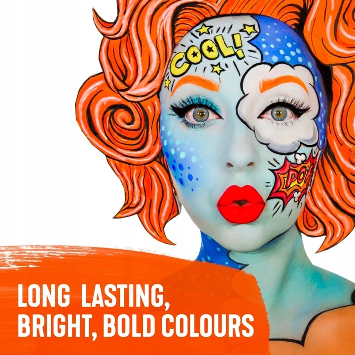 Farba do twarzy 18 ml czerwona Snazaroo 1118055 Pojemność całkowita 18 ml