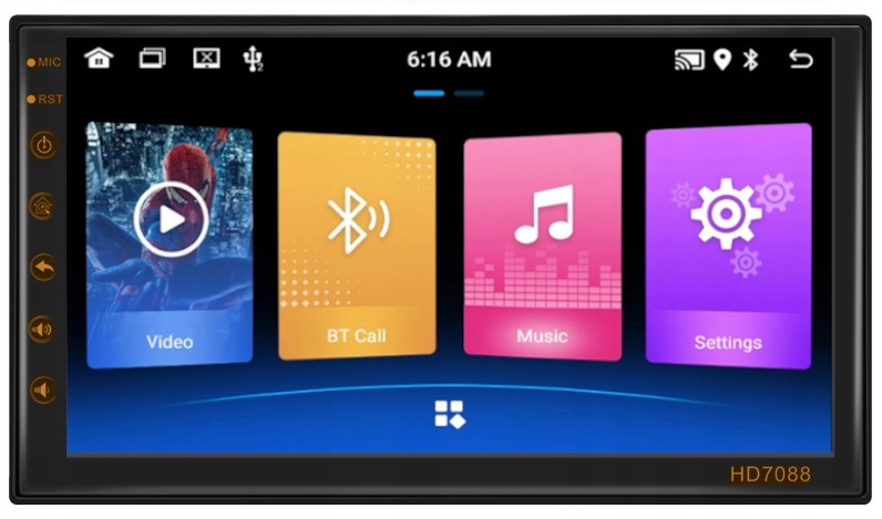 Automobilové rádio Projack HD7088 2-DIN