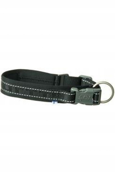 Levně Obojek Hurtta Casual Eco černý 30-40cm
