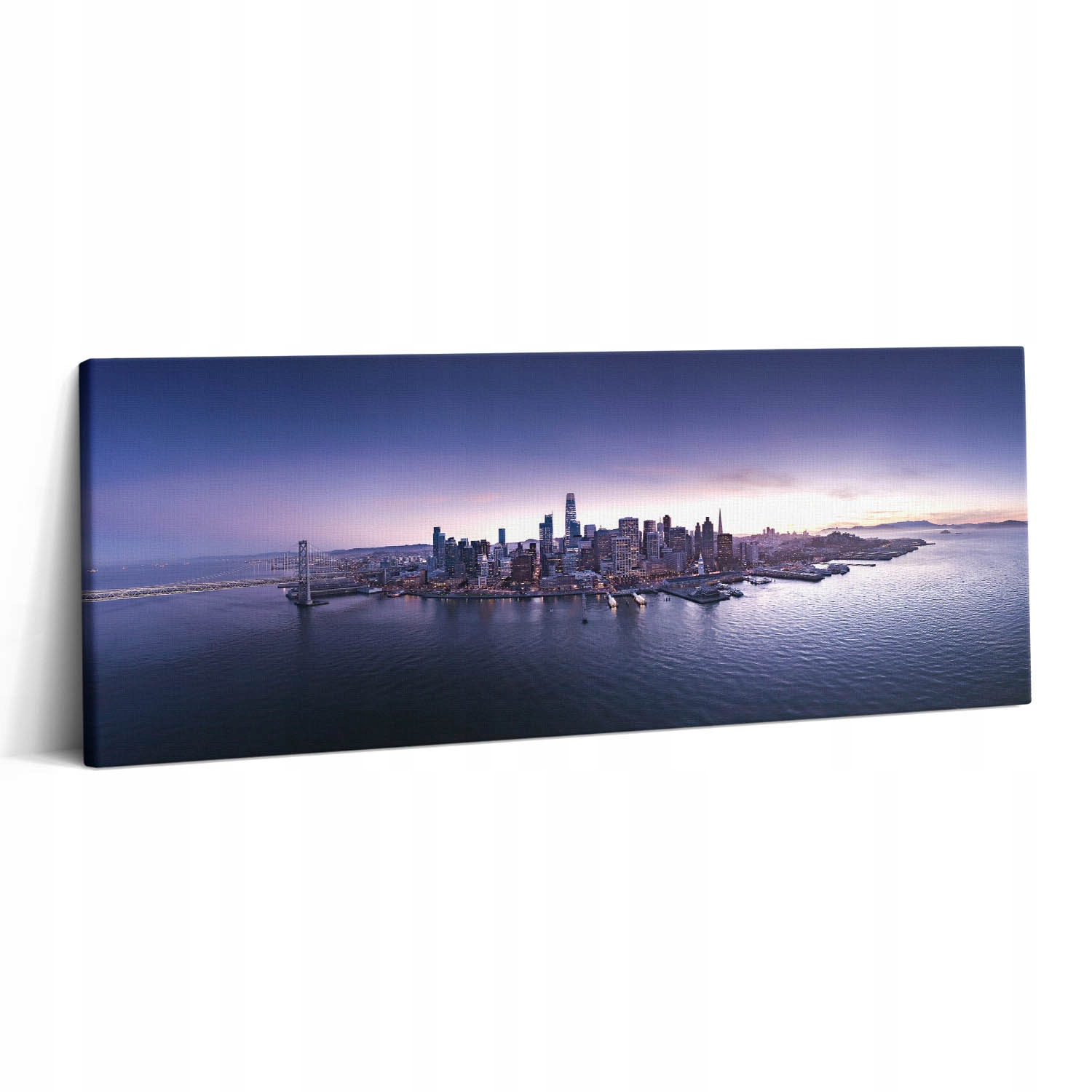 Foto Obraz Plátno do posilovny Dřevěný rám Pohled na San Francisco 125x50