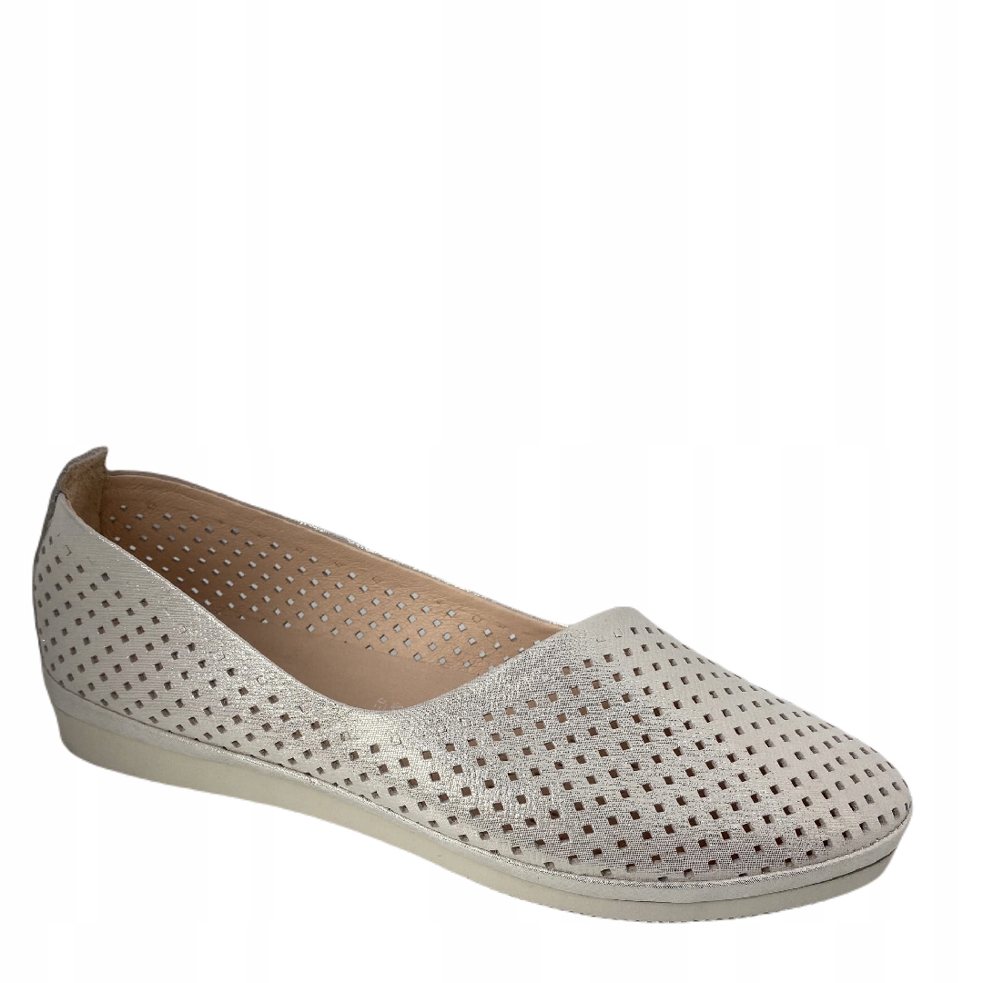 Dámské polobotky Arka kožené 6078/1097/1097 Zlato 36, Zlatá