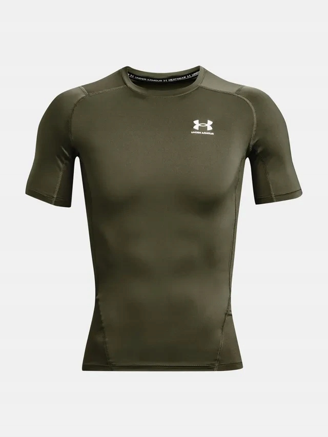 Pánské kompresní triko Under Armour Hg Armour Comp Ss zelené 1361518-39