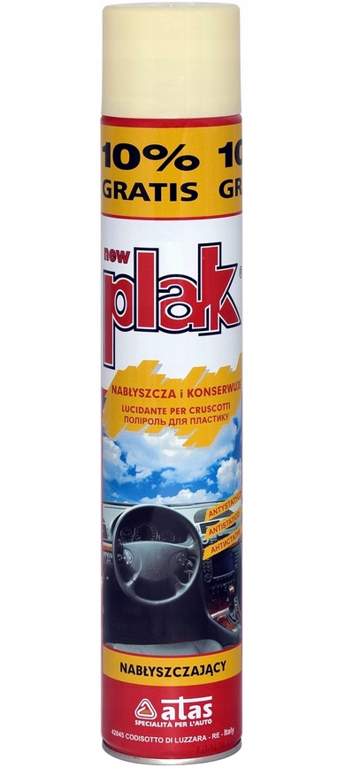 

Atas Plak o czyszczenia plastiku 750ml Wanilia