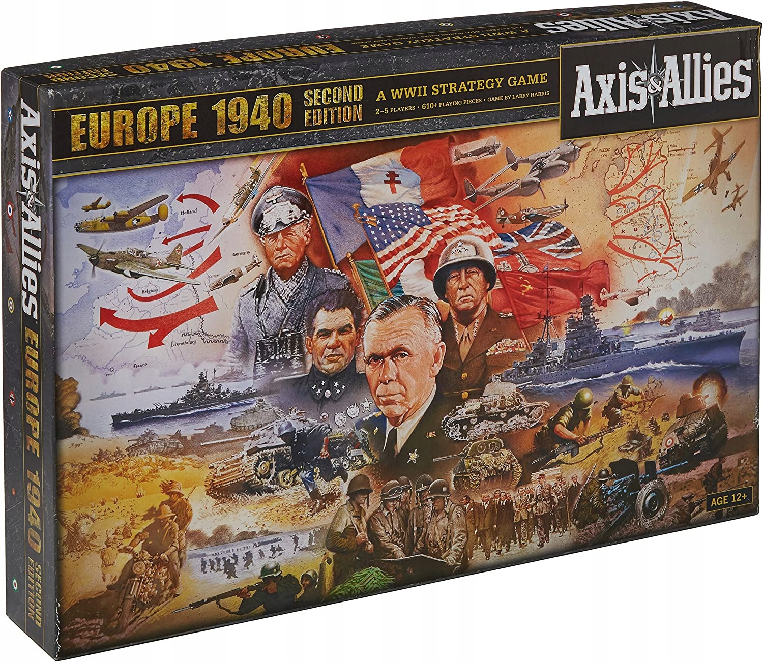 Gra planszowa Strategia Axis & Allies Europe 1940 Second Edition Angielska