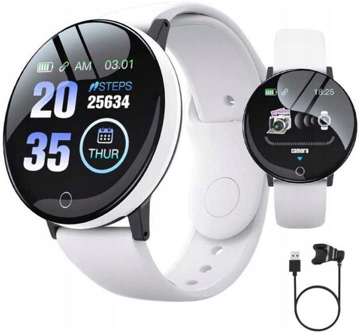 SMARTWATCH zegarek SMARTBAND Puls Krokomierz PL +