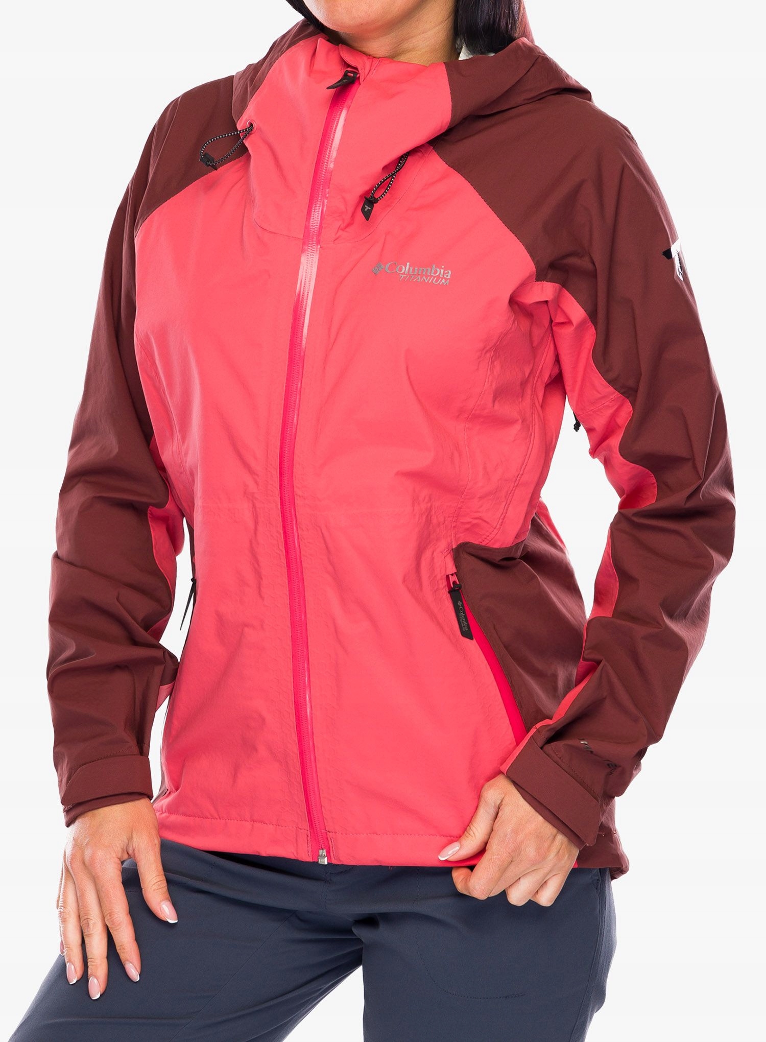 Dámská nepromokavá bunda Columbia Mazama Trail Shell juicy/spice Xs