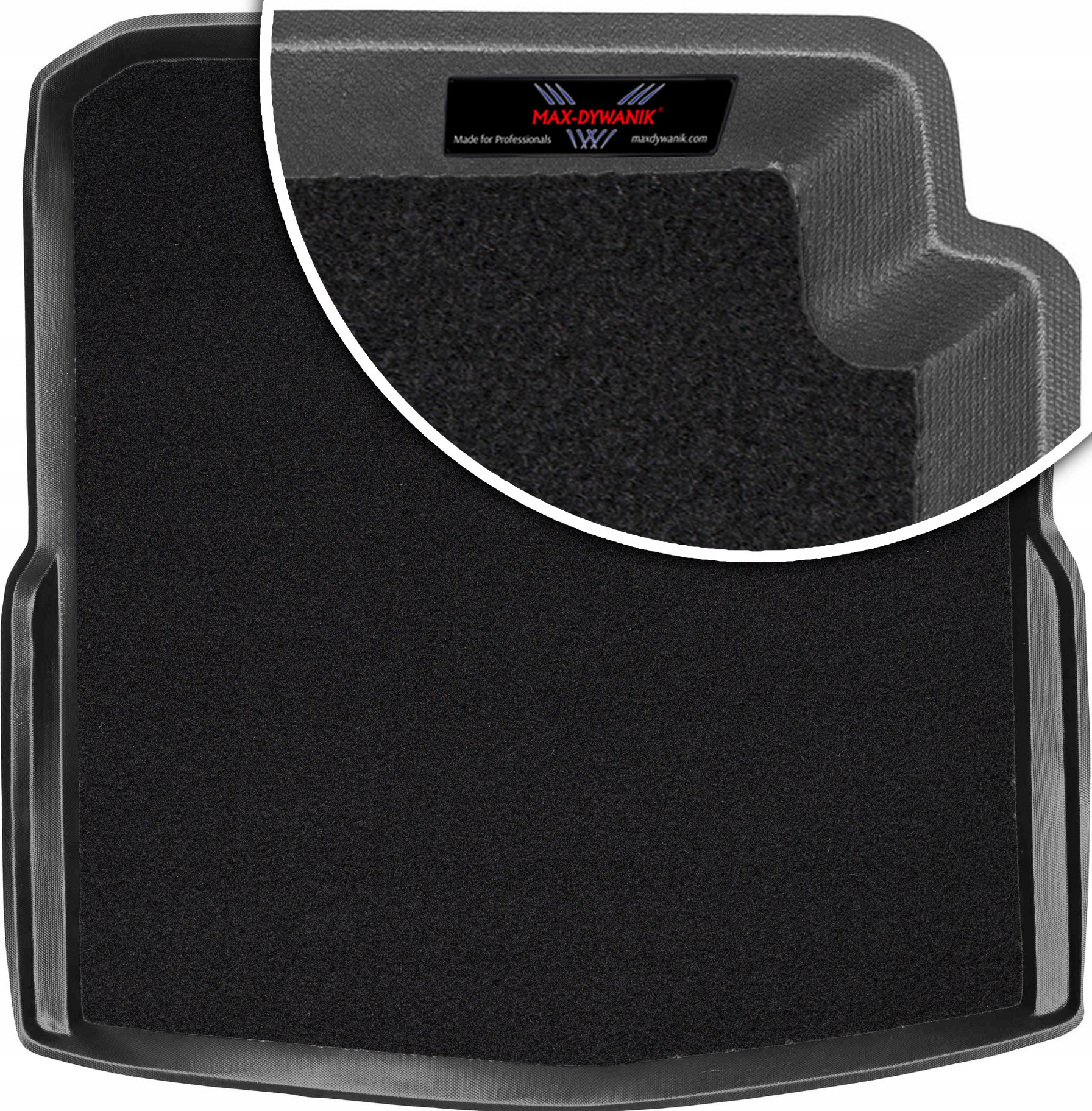 Škoda SuperB II Kombi 2009-2015 Koberec do zavazadlového prostoru s velurovou podložkou