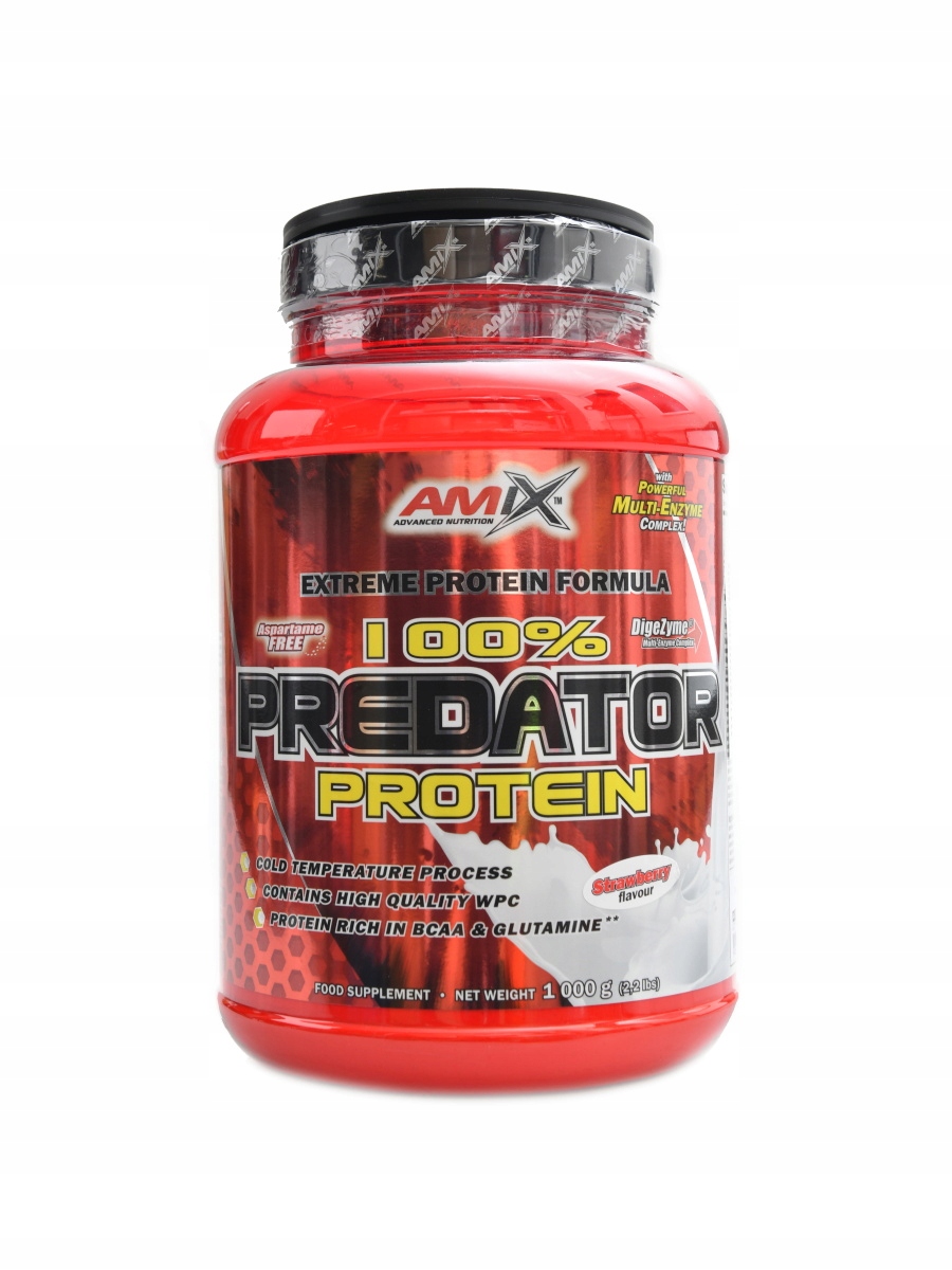 Whey Pro Predator protein 100% 1000g jahoda