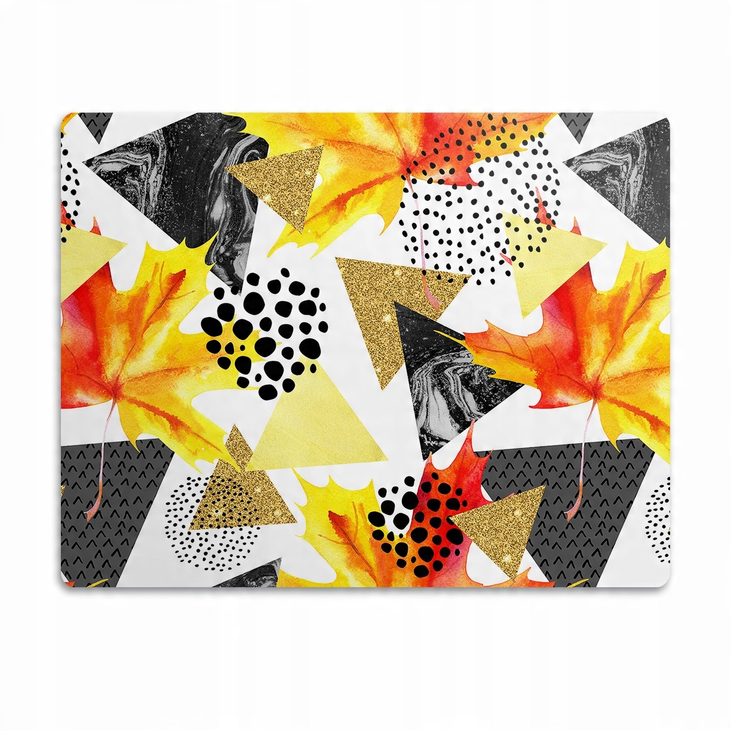 Levně Podložka pod záchod Geometrické trojúhelníky 60x40cm