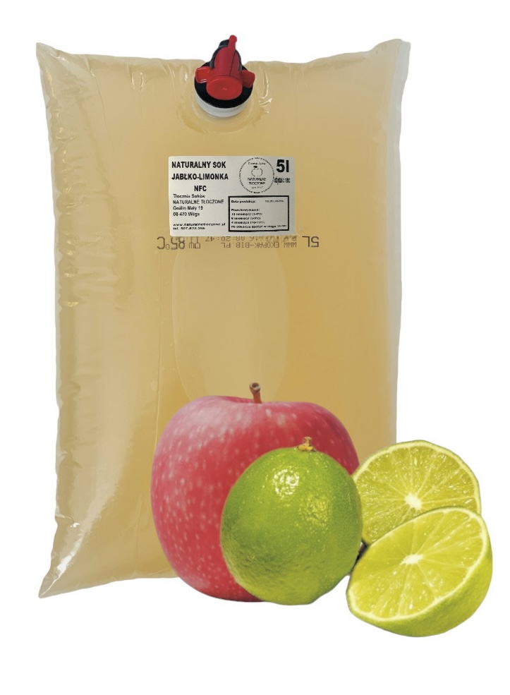

Sok jabłko-LIMONKA 5l (tłoczony, Nfc, tłoczony)