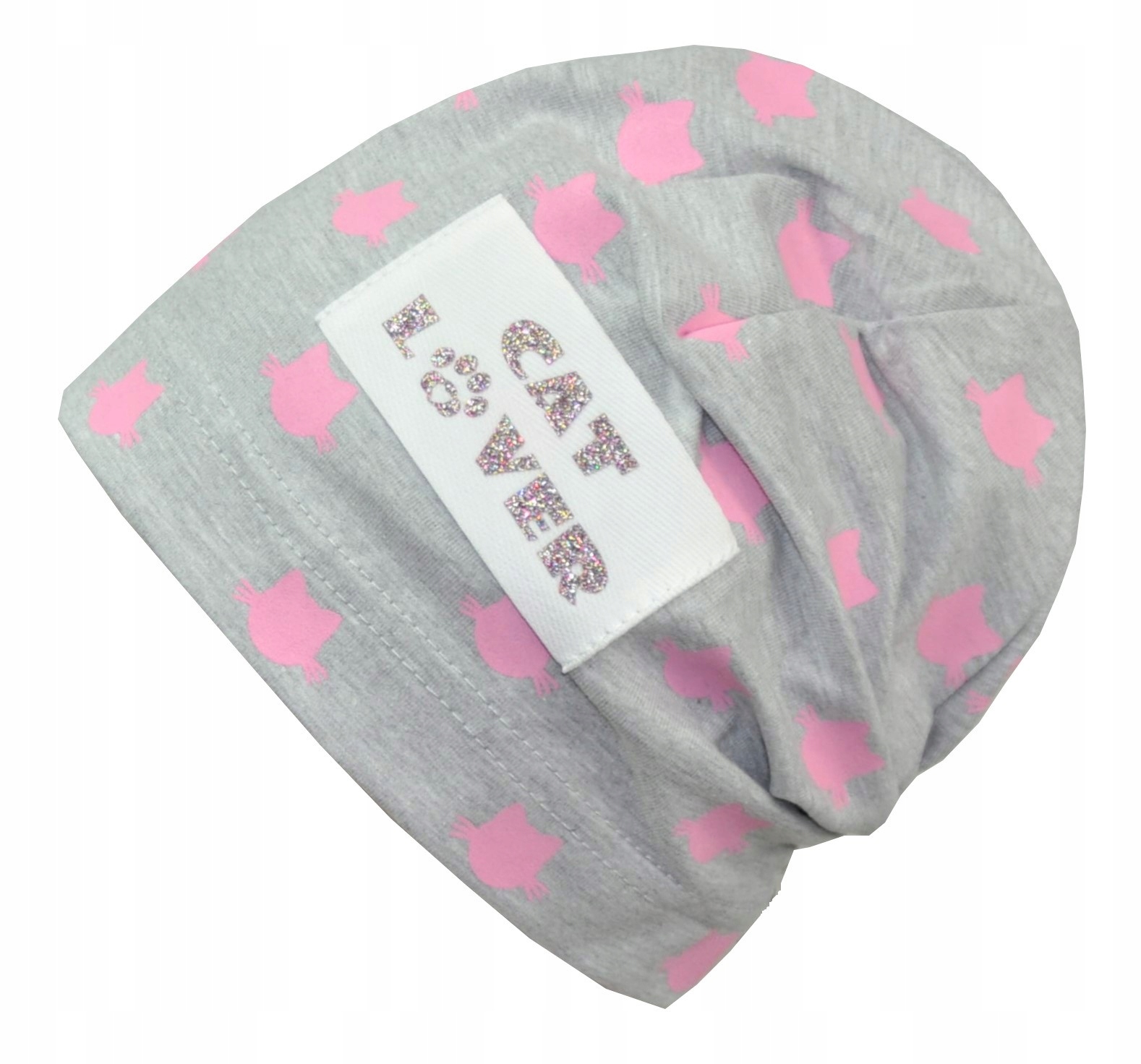 

Czapka wiosenna dla dziewczynki Kotki * 52-54 5-9L