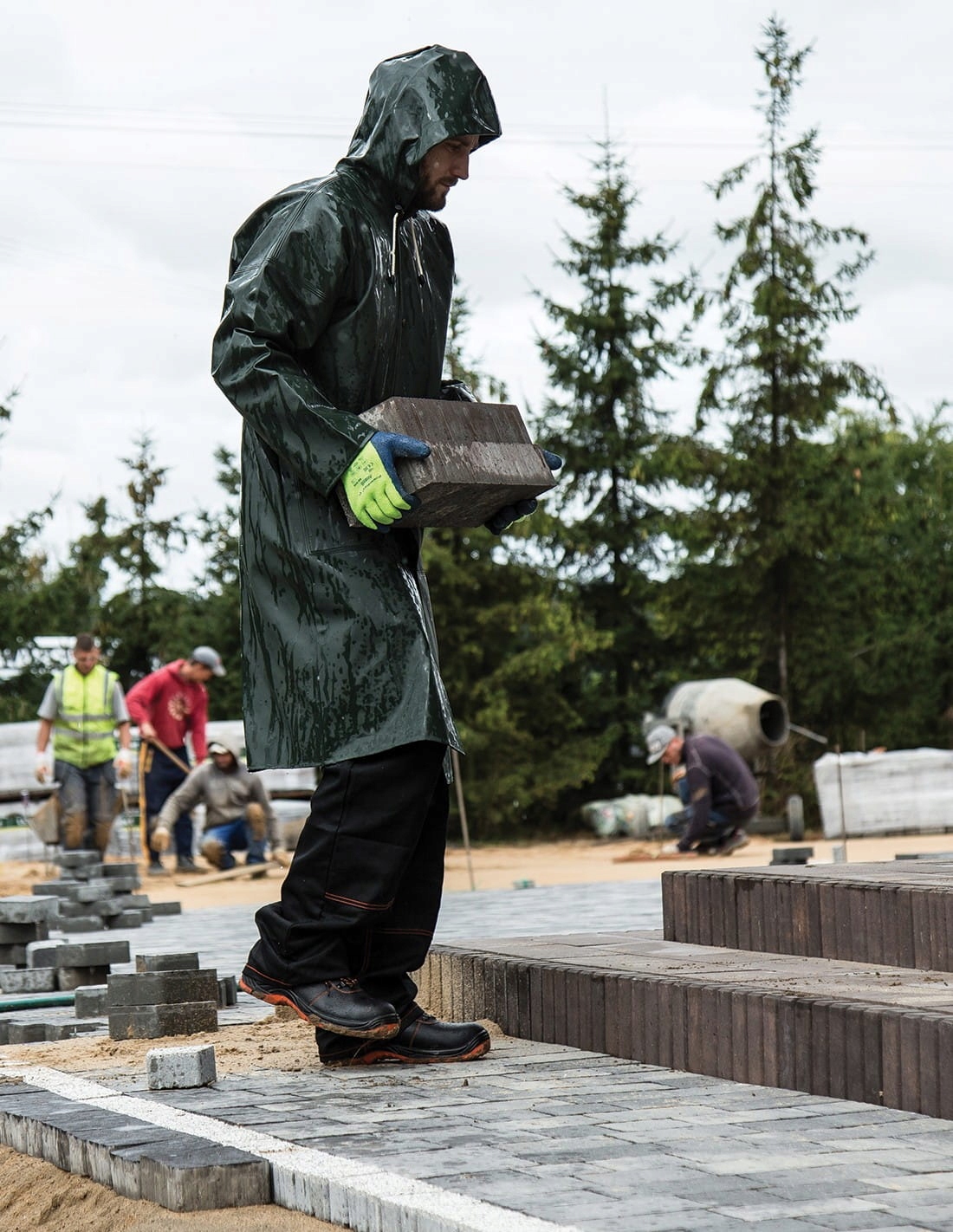 PŁASZCZ WODOOCHRONNY MODEL 106 R54 Cechy dodatkowe odzież wodoodporna