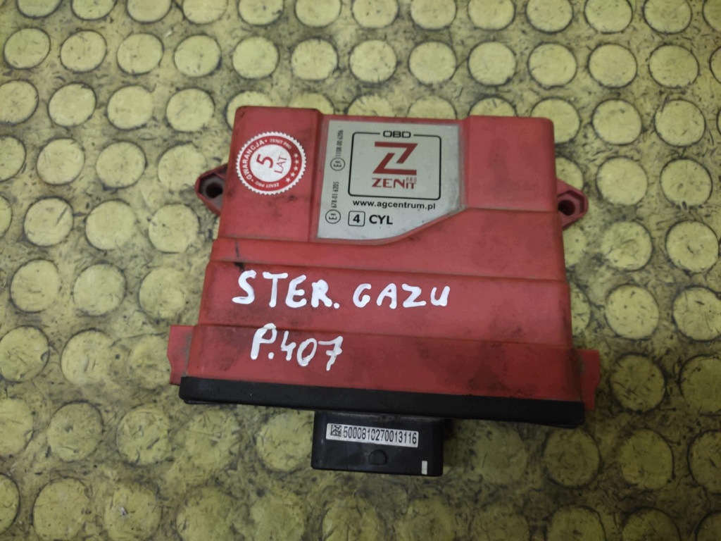 PEUGEOT 407 control unit gas ZENIT PRO