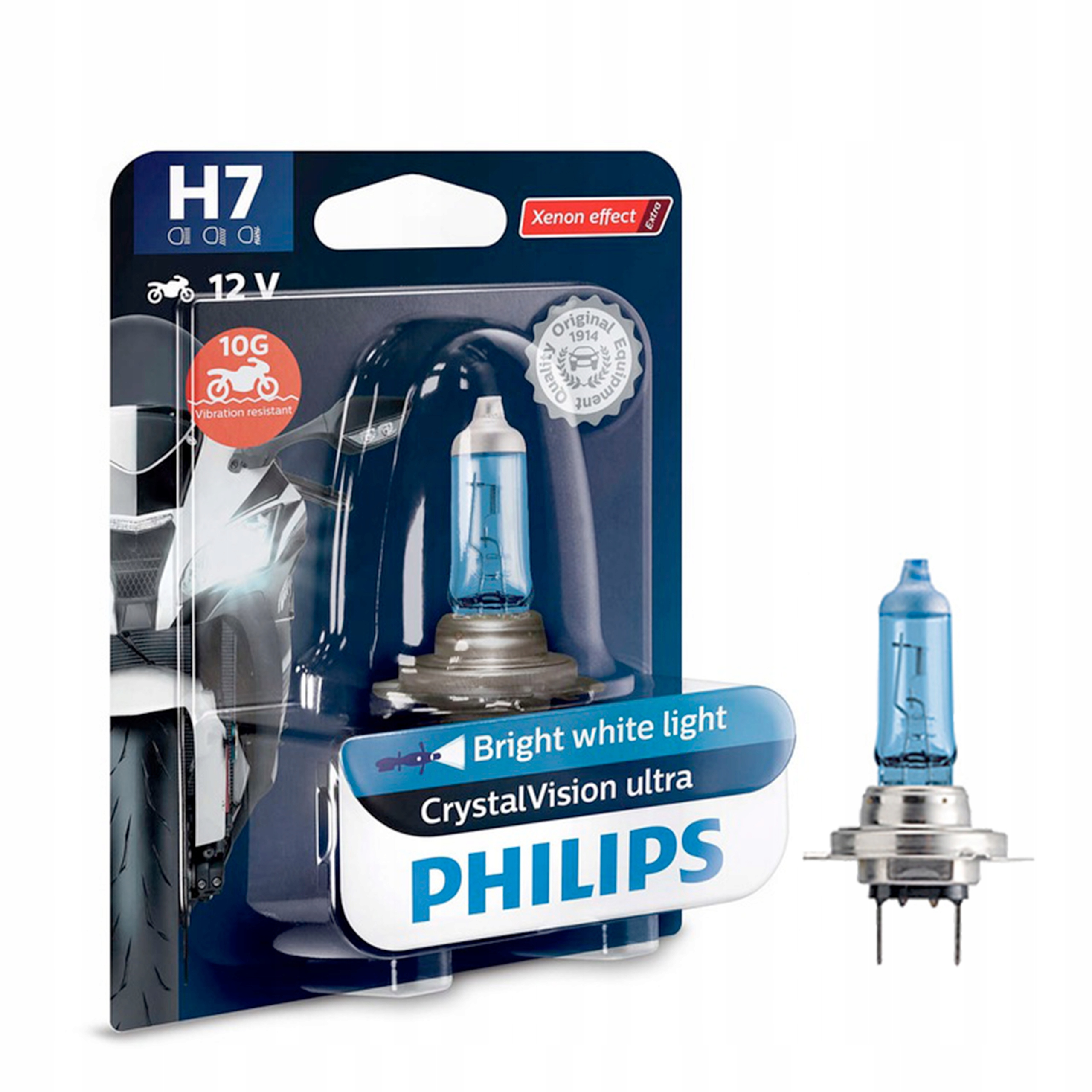 

Philips Crystal Vision Ultra Moto H7 12V
