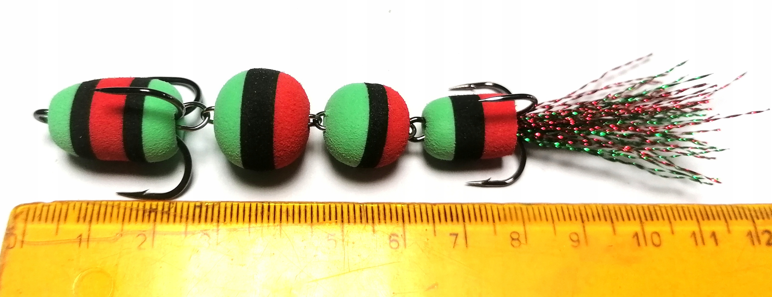 Mandula 10cm przynęta z pianki na sandacza 4 elementy czeburaszka 29