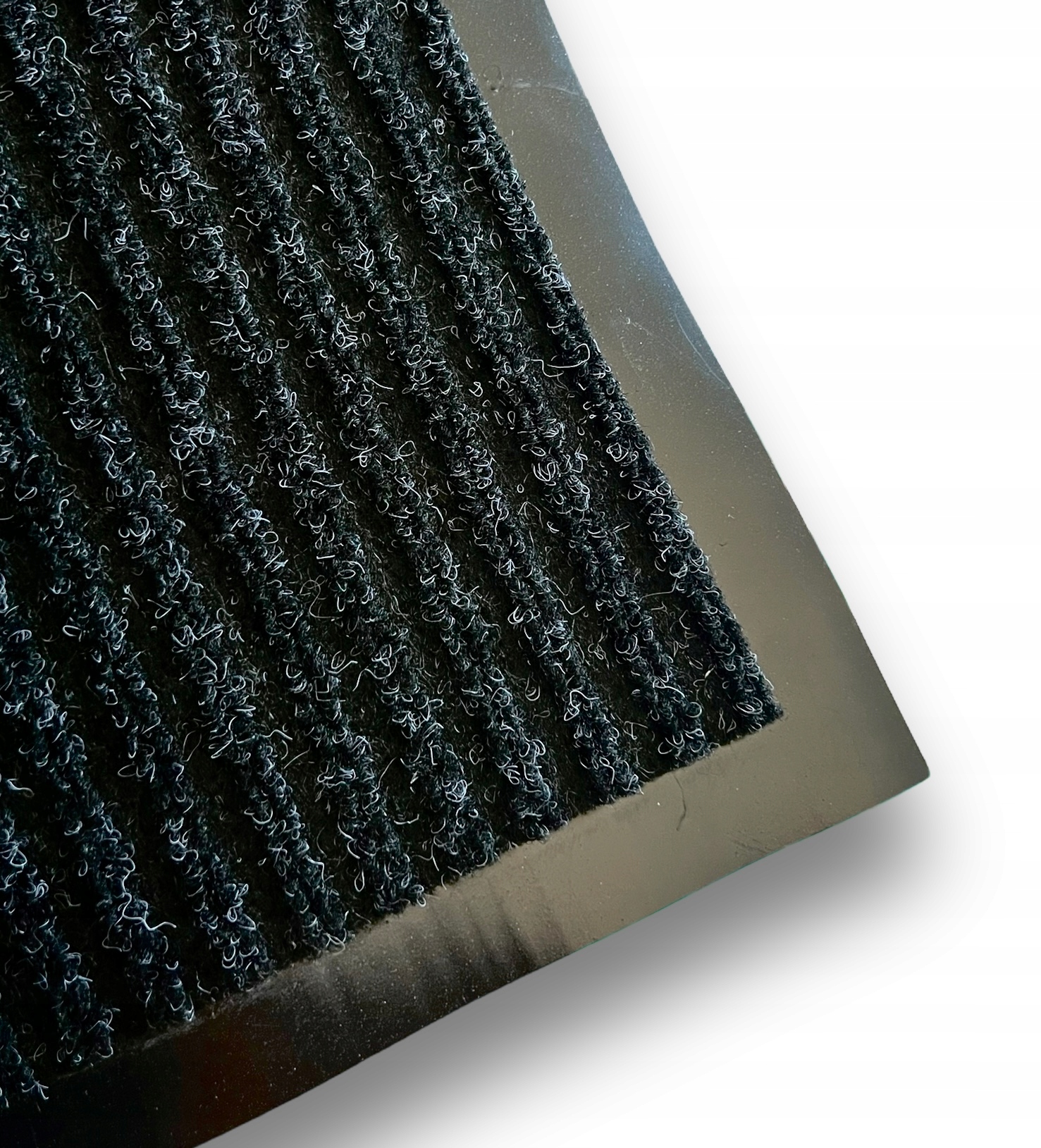 WYCIERACZKA POD DRZWI DO BUTÓW 90 x 150 CM CZARNO-BIAŁA PROMOCJA Kolor czarny