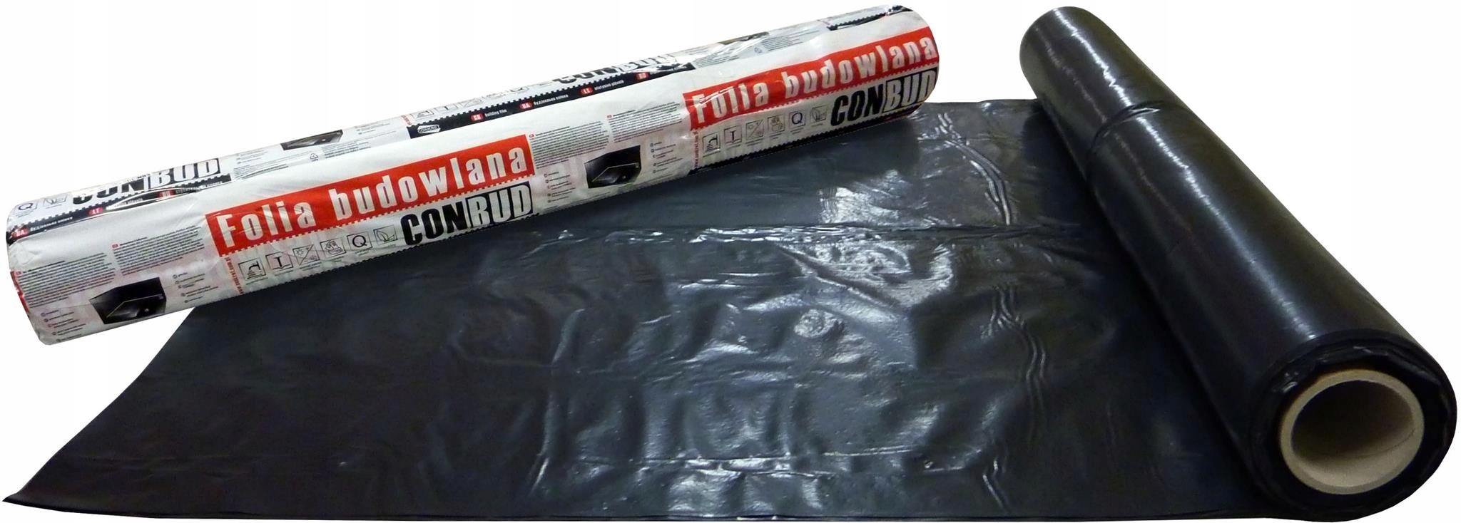 FOLIA BUDOWLANA CZARNA 4X25 0,2MM