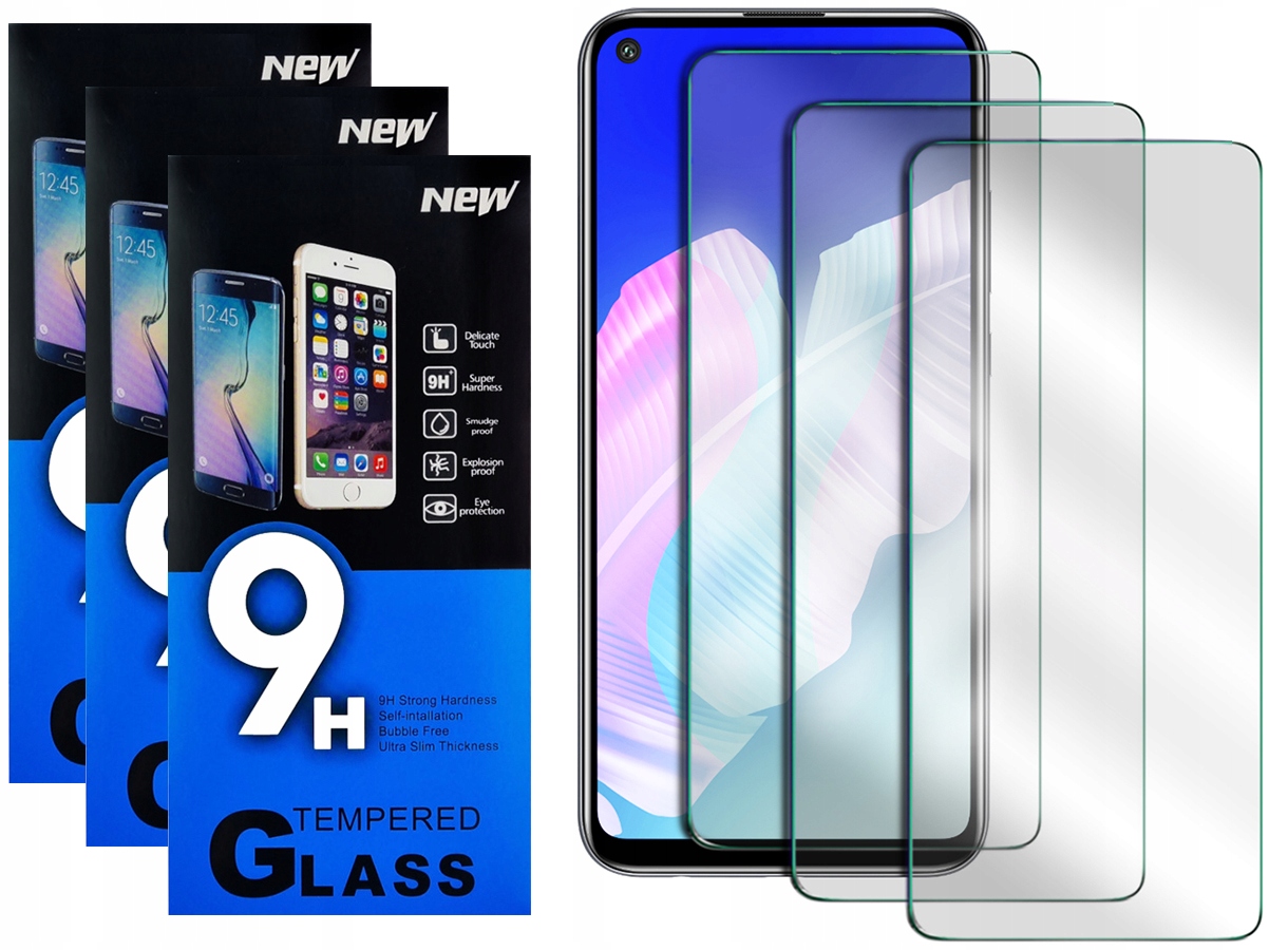 

Szkło Hartowane Szybka Do Huawei P40 Lite E 3szt