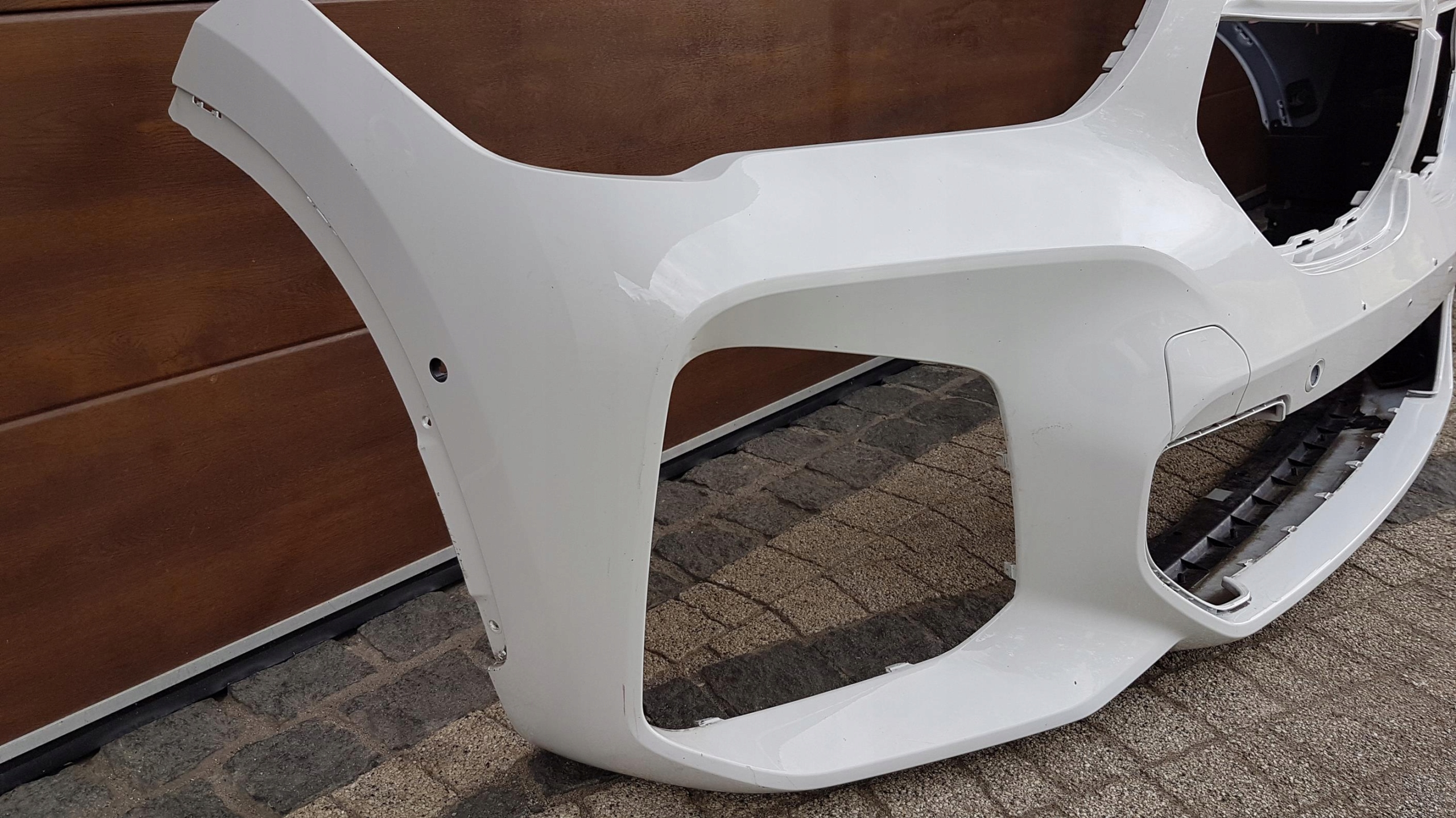 front bumper BMW X1 F48 LCI m-packet ALPINWEISS