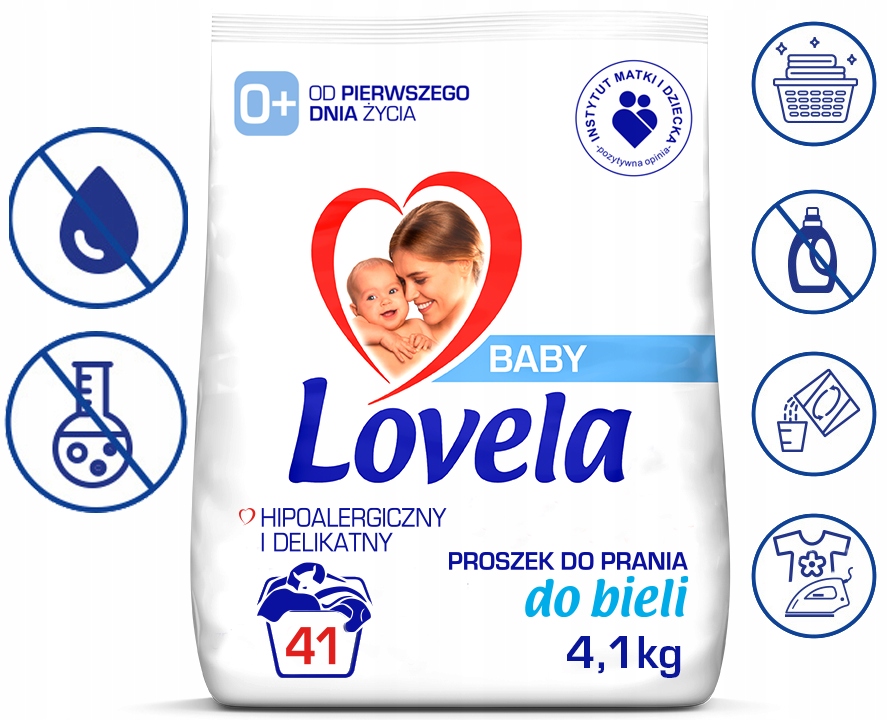 Lovela Prášek Baby Na Praní Prádla White 4,1 Kg