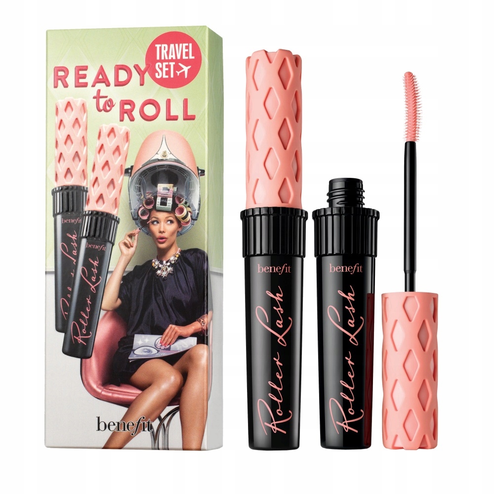 Sada řasenek pro natočení řas Benefit Ready To Roll Travel Black 2x8.5 g