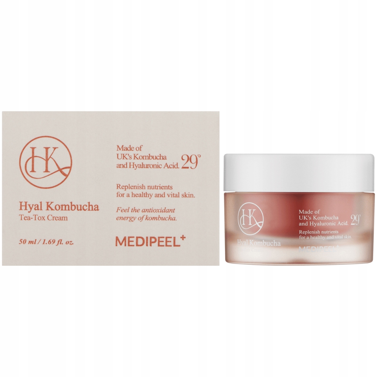 Medi-peel – Hyal Kombucha Tea-Tox Cream, 50 ml – krém posilující kombuchu