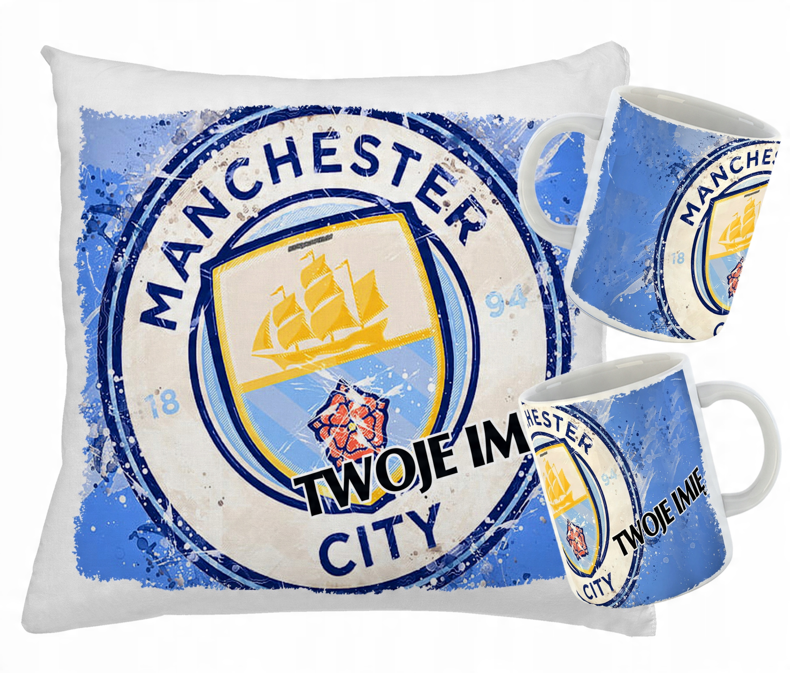 

kubek poduszka Manchester City