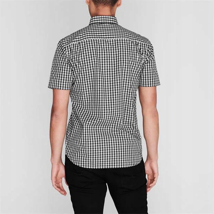 Pierre Cardin koszula męska w czarną kratkę, Rozmiar XL EAN (GTIN) 5054636250037