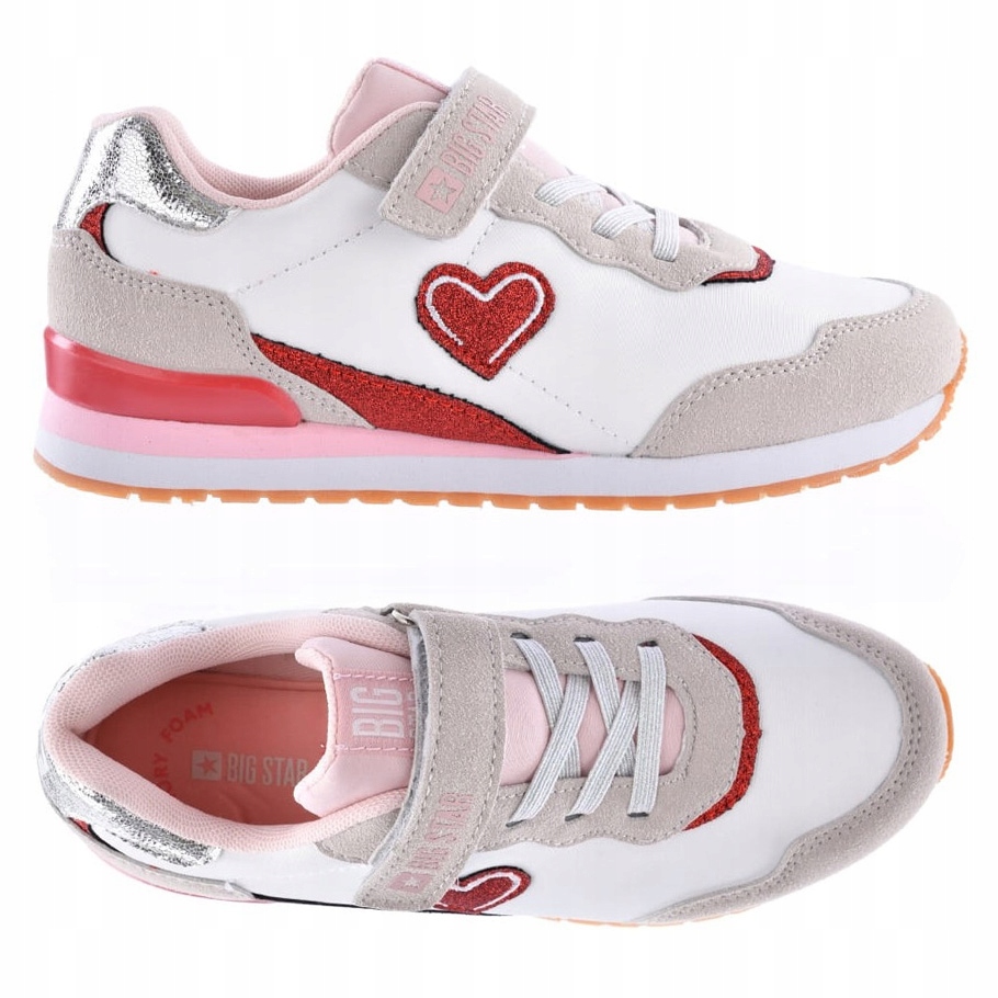 

Buty dziecięce Modne rzepy Big Star HH374109 35