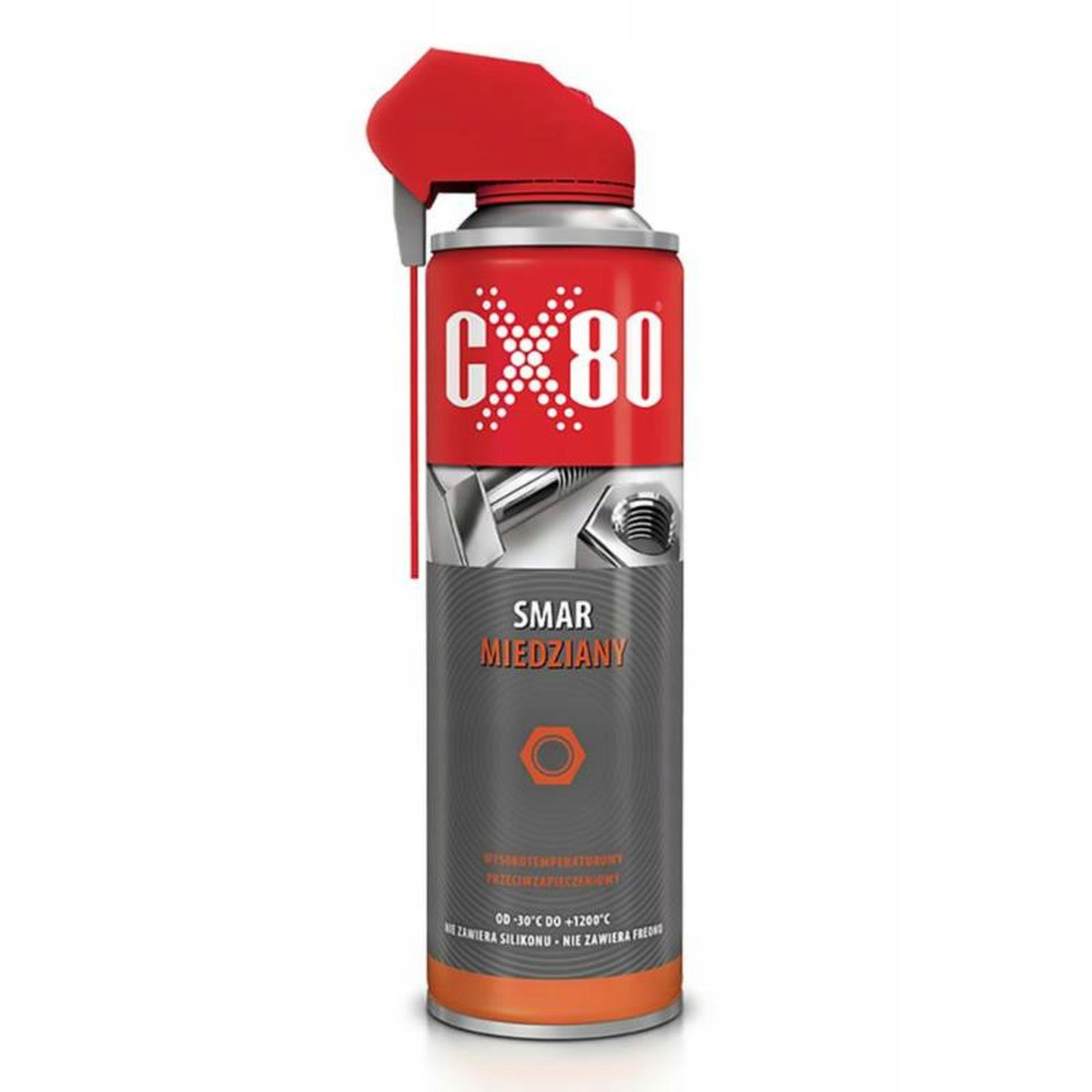 Smar miedziany wielozadaniowy przeciwzapieczeniowy 500ml Duo Spray CX80