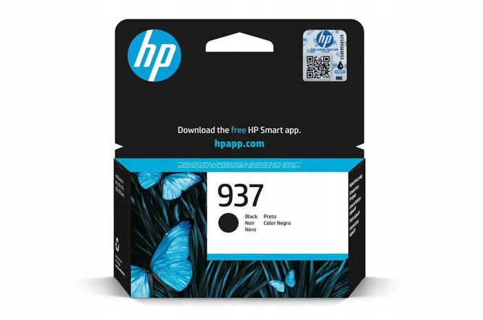 Originální inkoust Black Hp 937 (4S6W5NE)