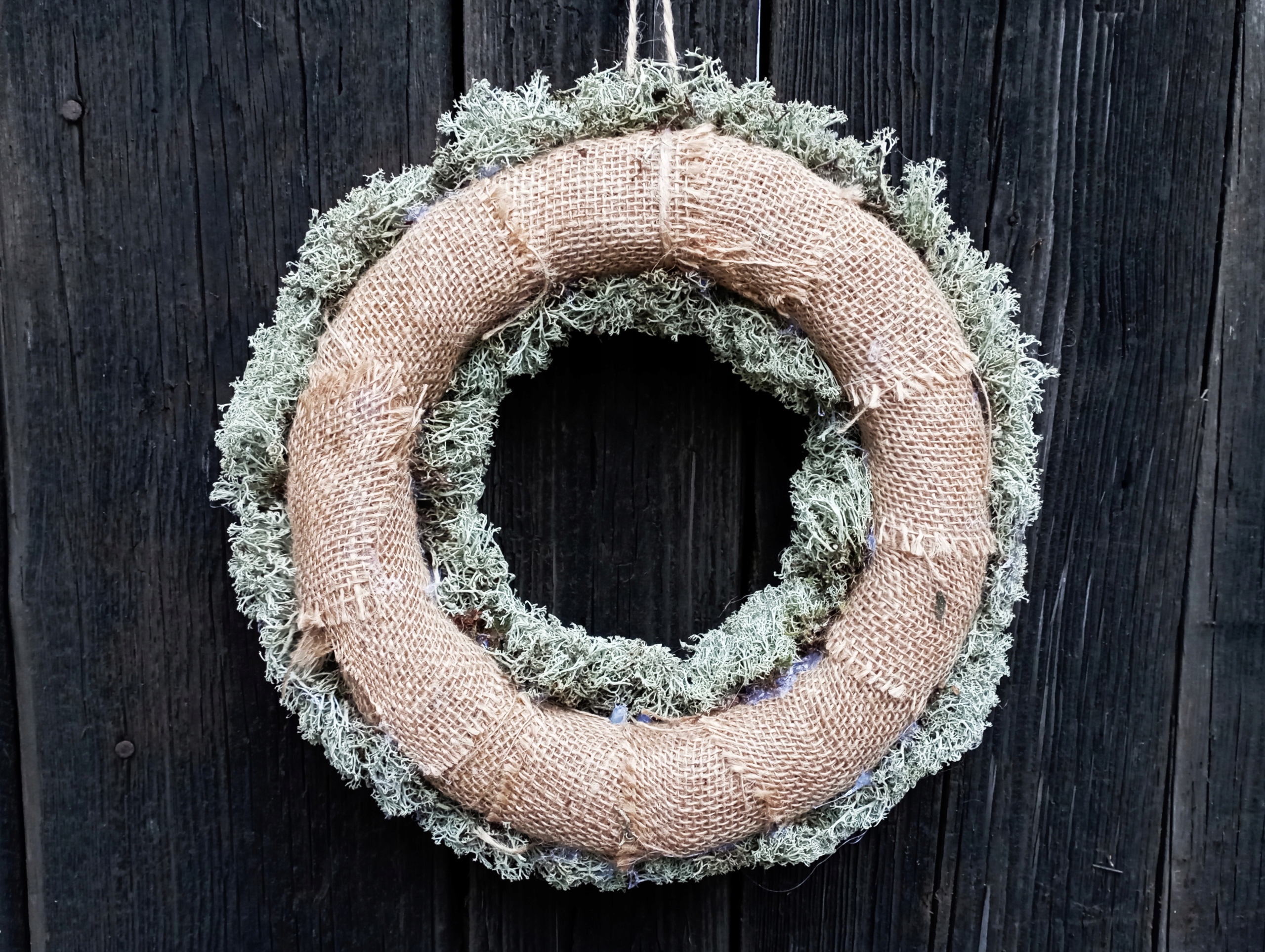 WIANEK Z MCHU chrobotka podkład wieniec koło 30 cm Marka inna