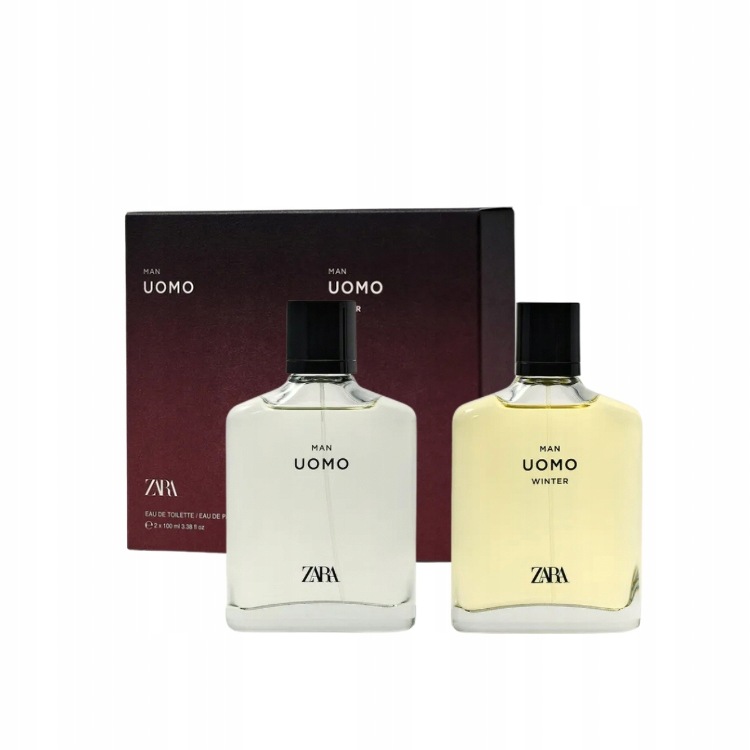 Zara Uomo 100 ML Edt Uomo Winter 100 ML Edp perfumy męskie zestaw