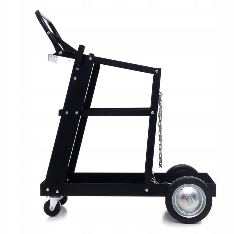 WÓZEK SPAWALNICZY DO SPAWAREK Z MIEJSCEM NA BUTLĘ Maksymalne obciążenie 75 kg