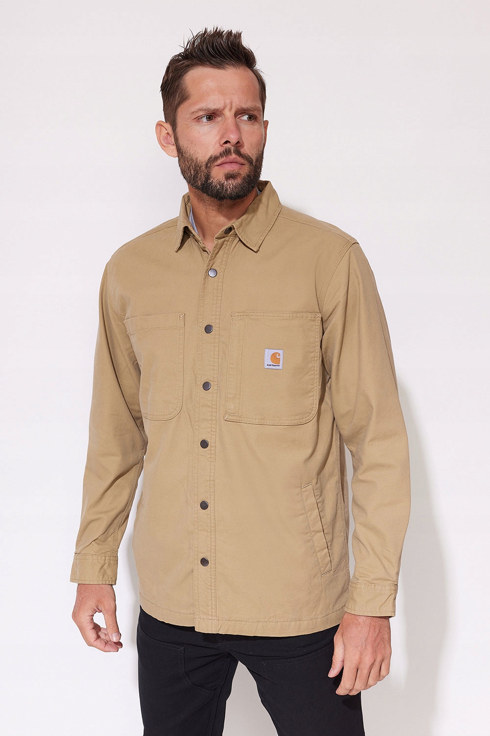 Svrchní košile Carhartt Rugged Flex Canvas Fleece