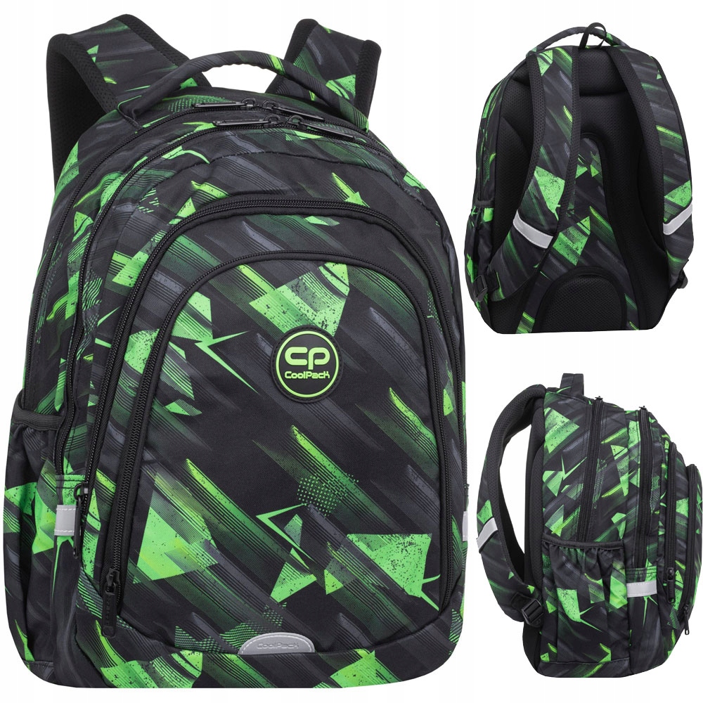 Plecak Młodzieżowy Szkolny Drafter 3 Green Mirror Coolpack F010920
