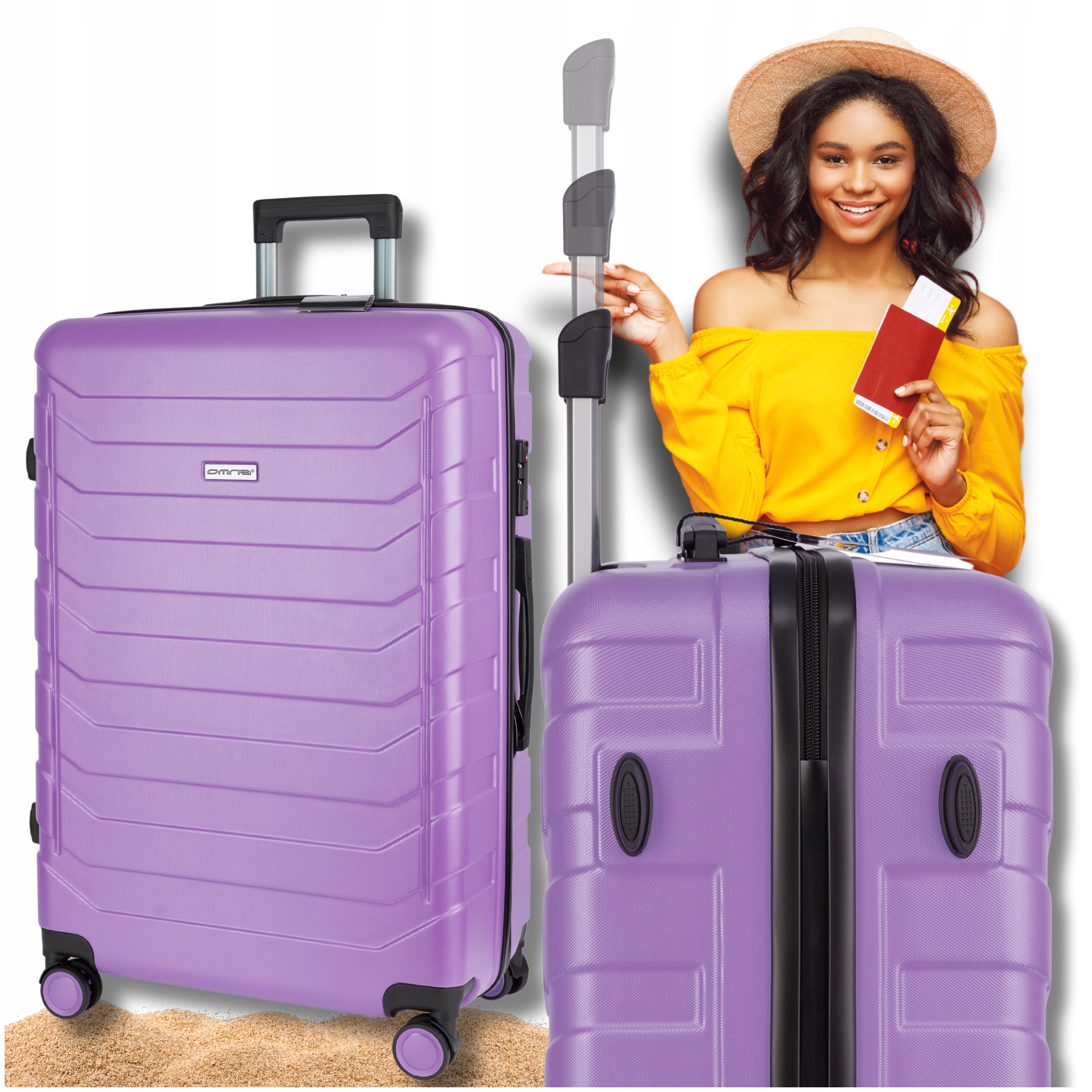 Malý cestovní kufr, pevná taška, kufr, lehká kolečka, letadlo, 40L