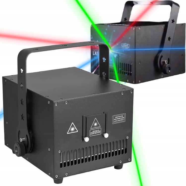 Laser Projektor Laserowy Ilda DMX 10 Watt Rgb Profesjonalny Animacje Mocny