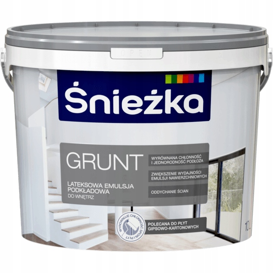 

Grunt Śnieżka 3l Lateksowa Emulsja Podkładowa