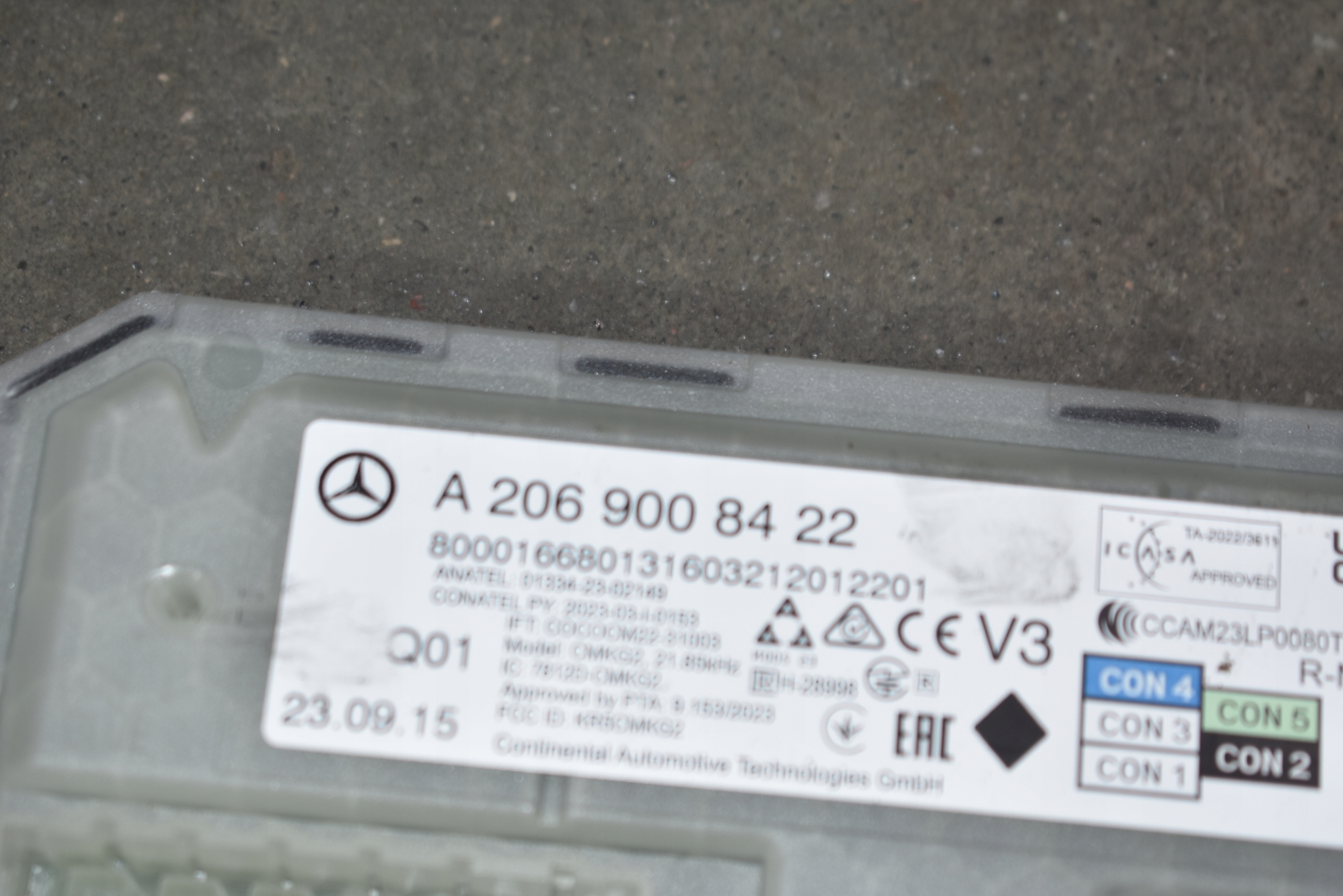 IDEALNY module control unit KOMFORTU MERCEDES 1