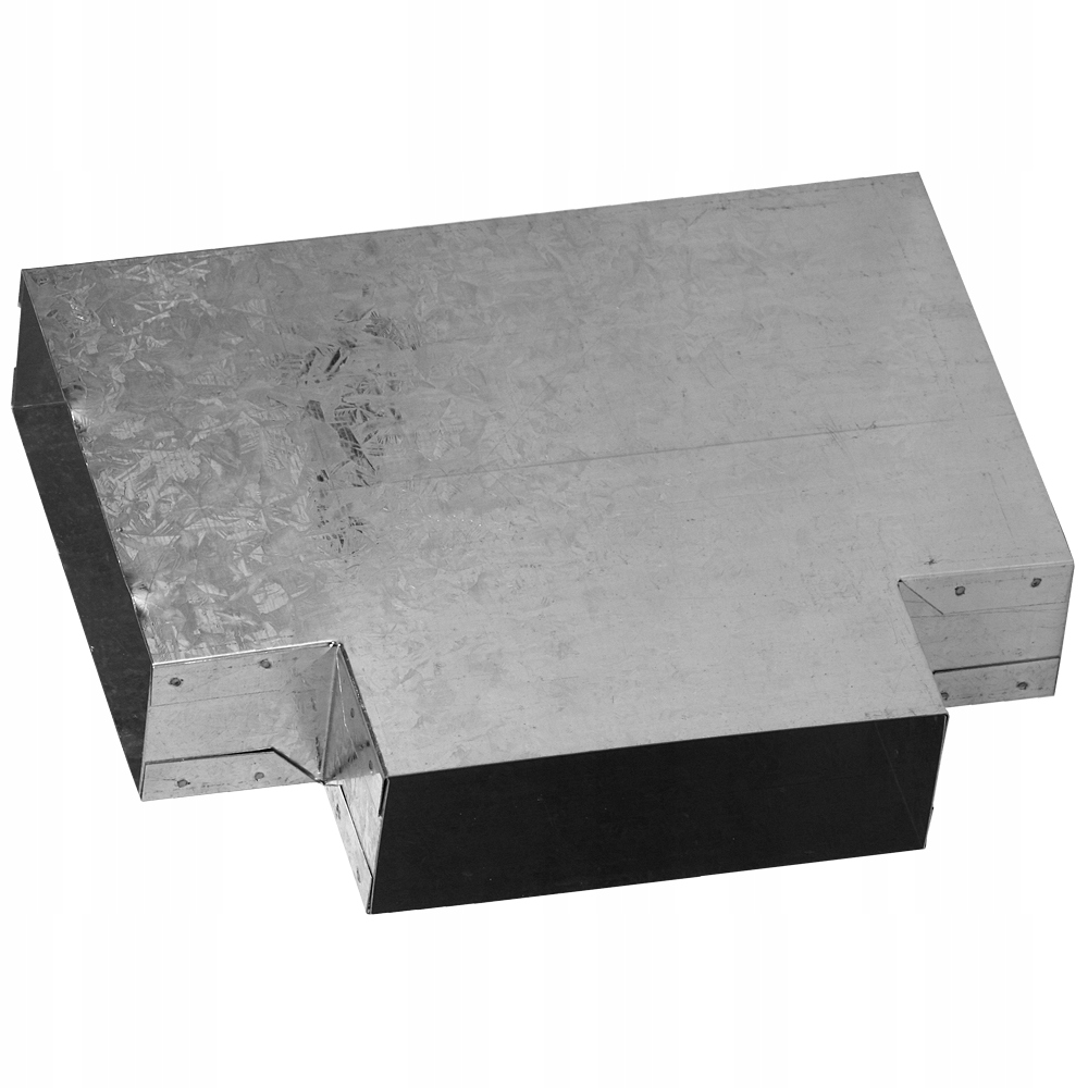 Trójnik 90° do kanałów 150x50mm ocynk