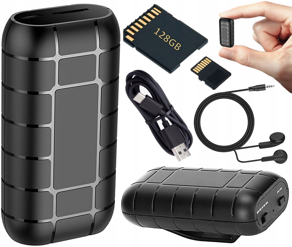 Sada diktafon odposlech mikrofon pro odposlouchávání lidí zařízení sada