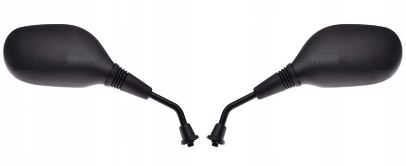 LUSTERKA UNIWERSALNE M8 SKUTER MOTOR QUAD KOMPLET 2szt