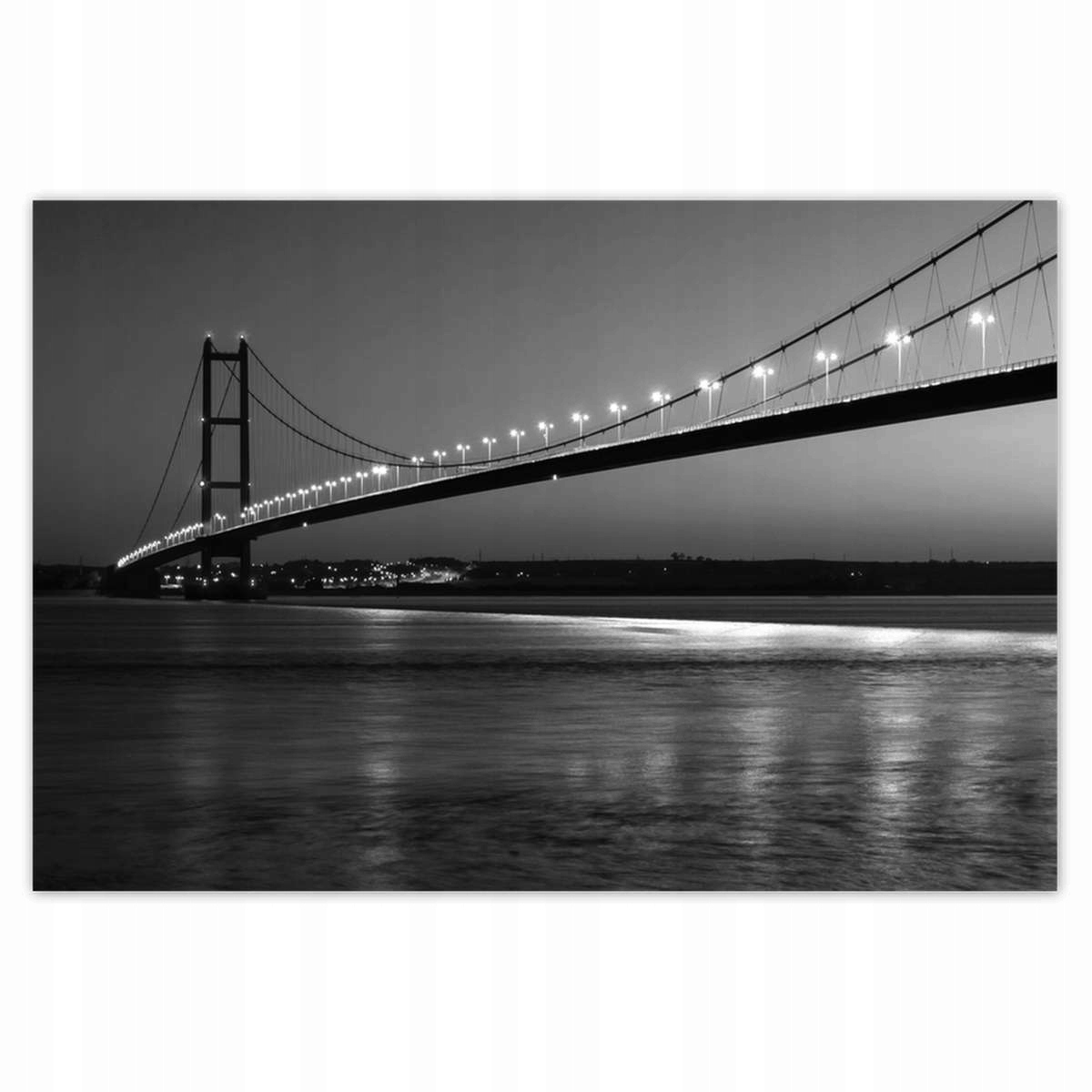Plakáty 185x125 Noční fotografie mostu
