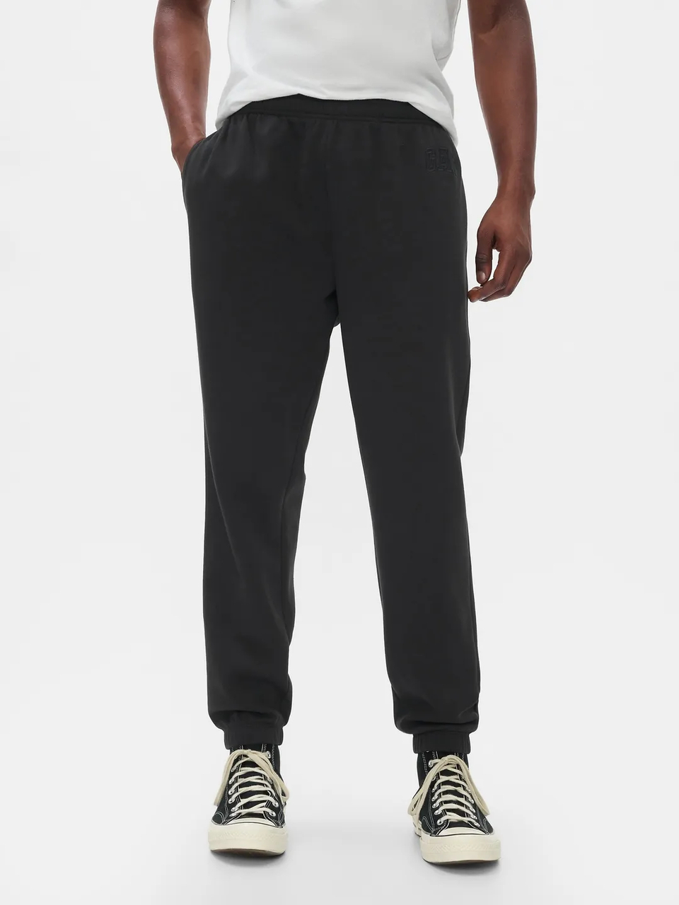 Gap Pánské teplákové kalhoty Heritage Logo Jogger Moonless Night S