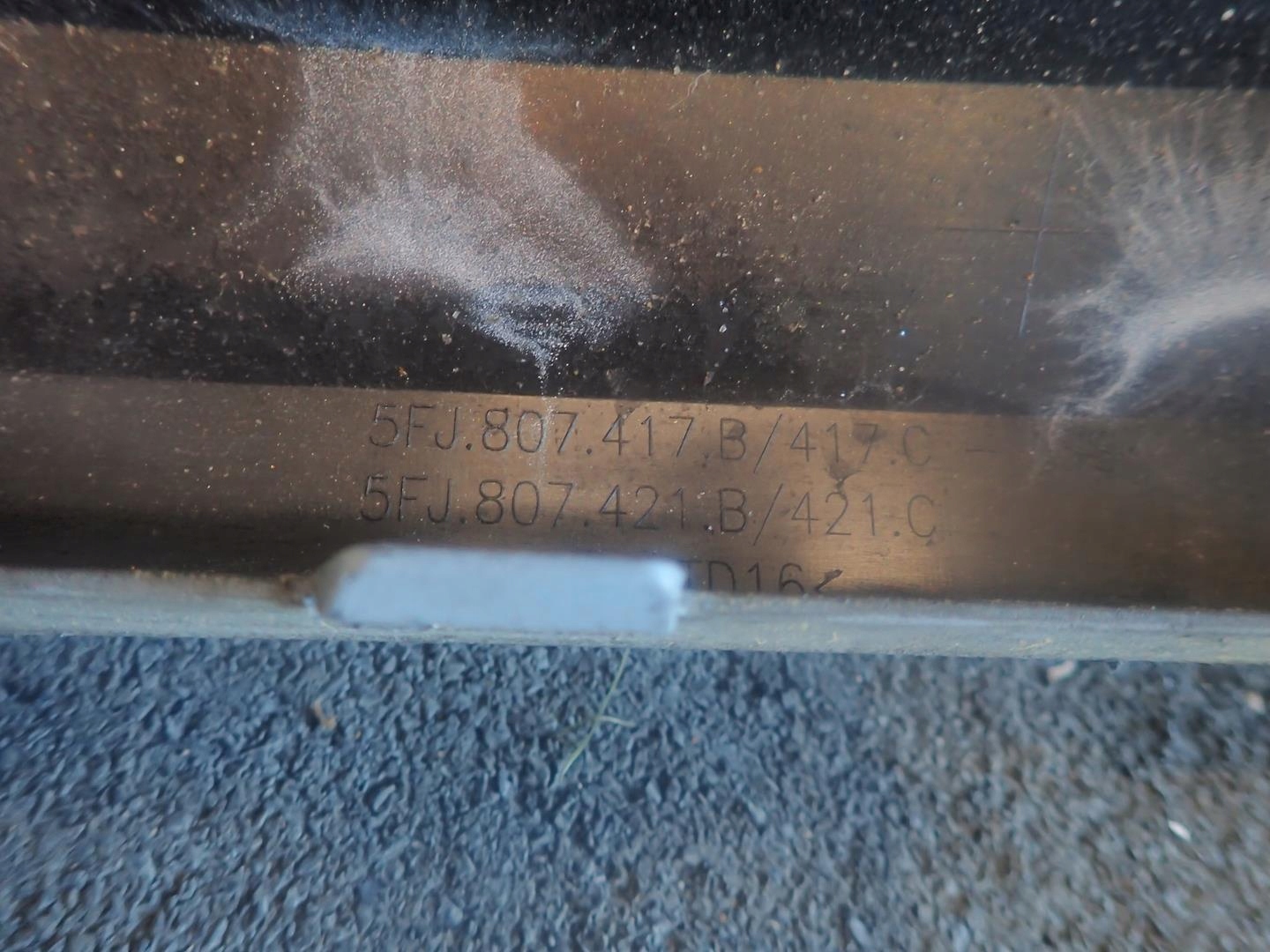 bumper rear part rear SEAT TERRACO 2018- 5FJ807417B